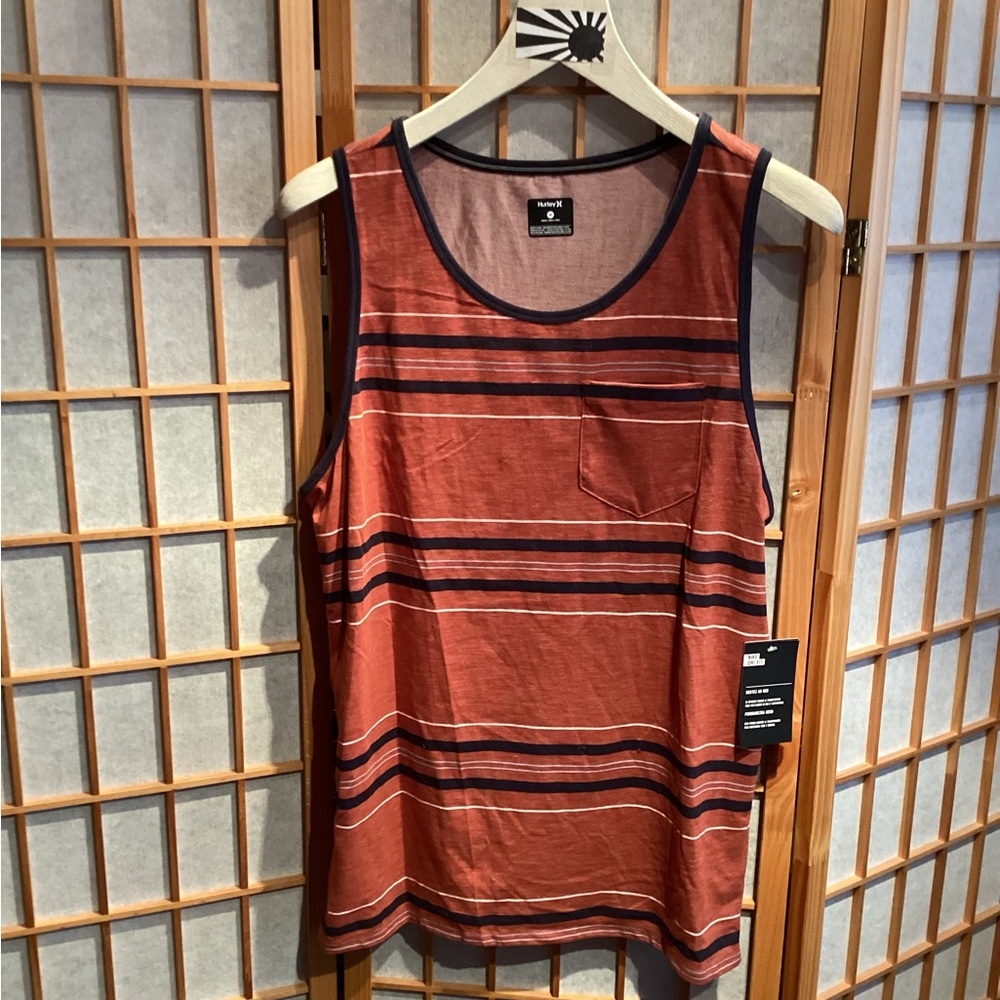 Hurley Nike Dri-FIT DF Lagos Yesterday Tank Top AA4829 689 Men's Size Medium